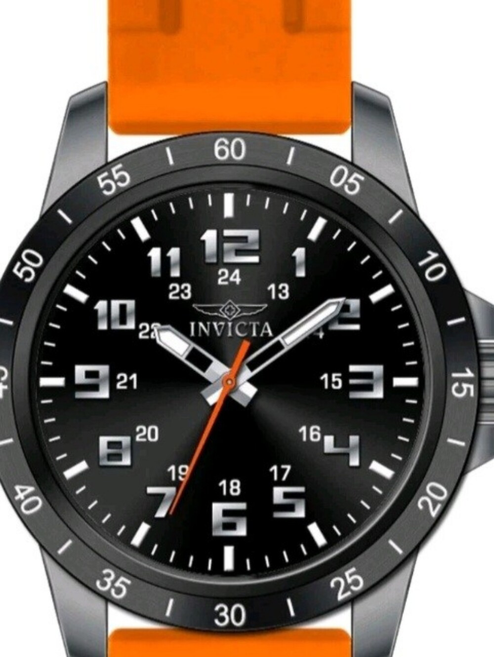 Invicta Pro Diver Stratus Men's Watch - 45mm Orange / Black - Picture 3 of 5